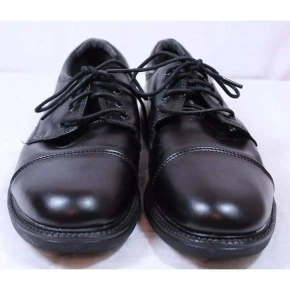 George Size 9.5 M Men's Black Lace Dress Oxford Shoes - Picture 3 of 7